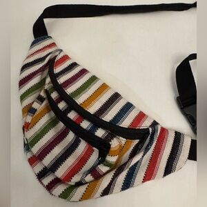 Striped Multicolor Crossbody Bag